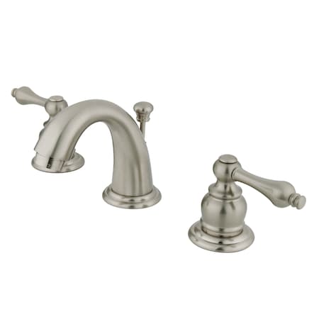 English Country Widespread Bathroom Faucet, Brushed Nickel